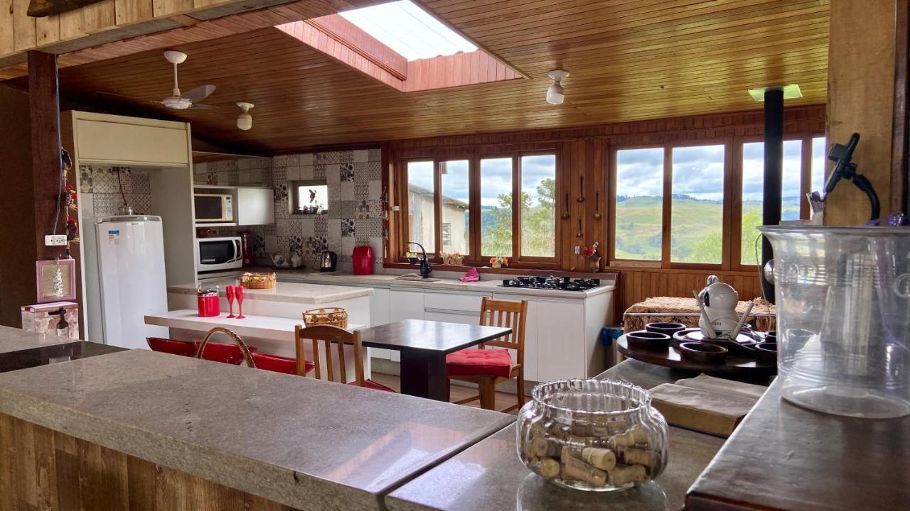 Casa De Campo Cantinho Dos Serranos São Joaquim Exteriör bild